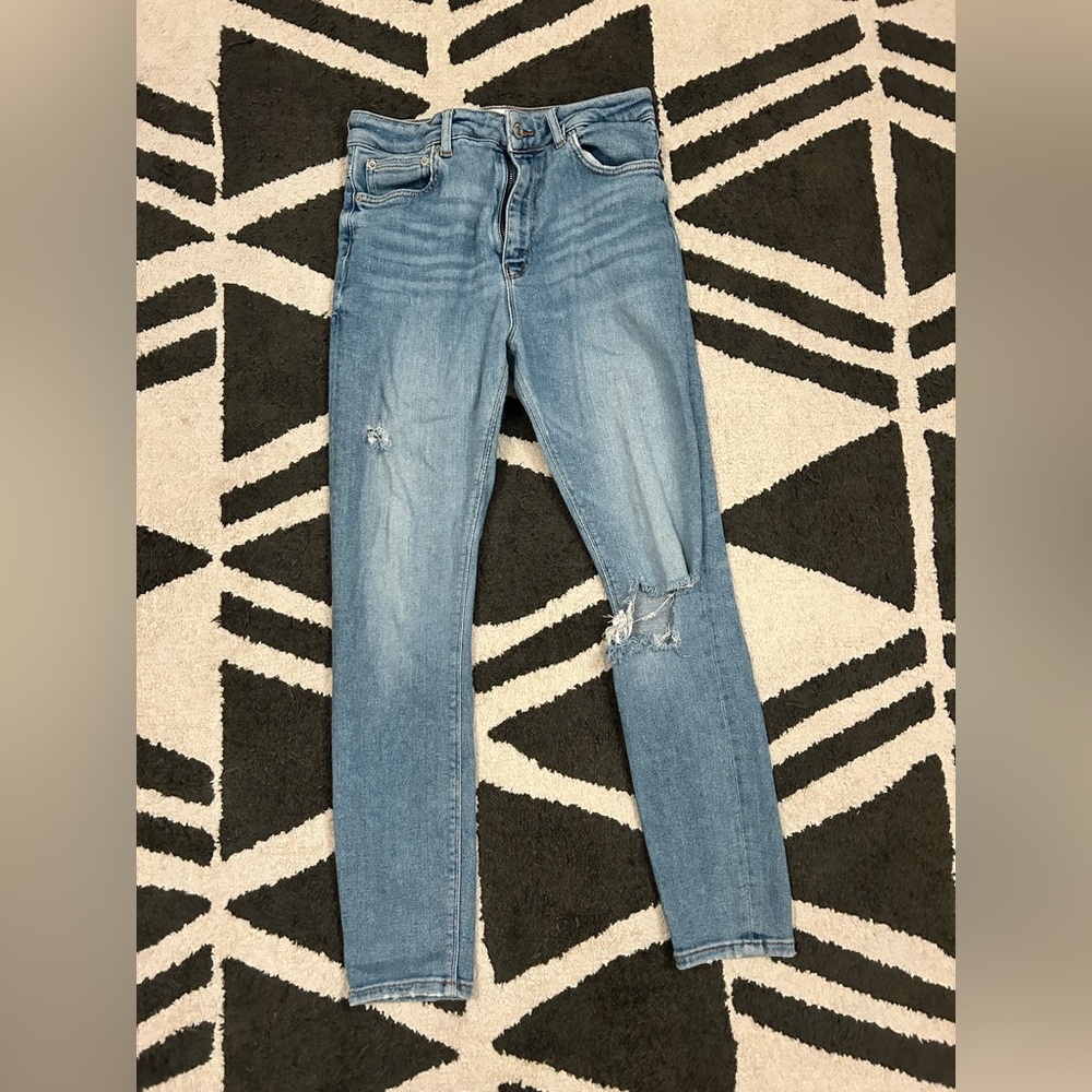 zara women skinny jeans size "6"